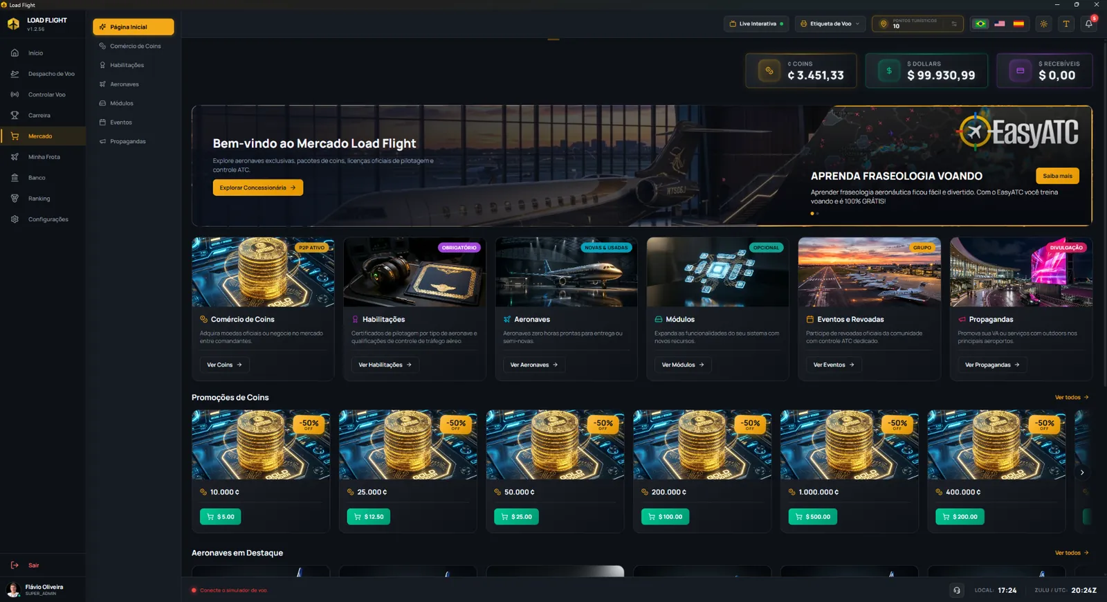 Mercado Load Flight